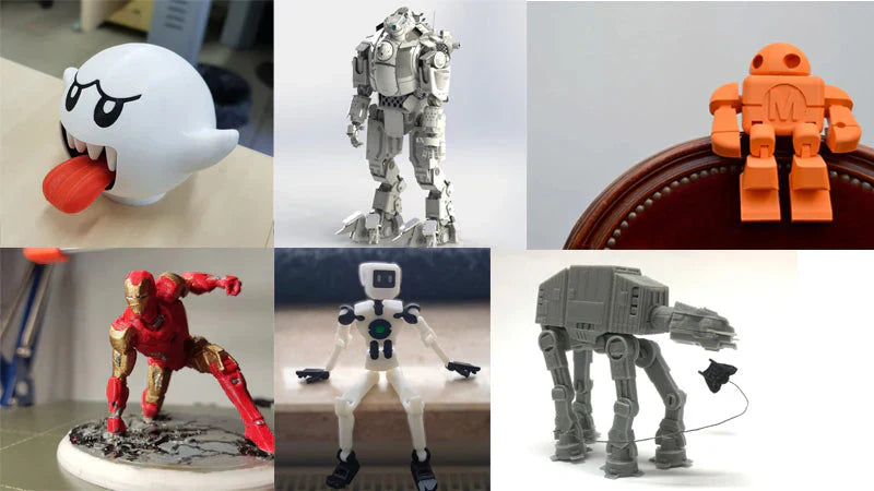 some 3D prints