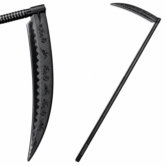 60" Grim Reaper Scythe Replica - Halloween Prop (Polypropylene)