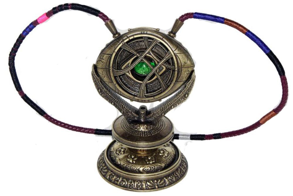 Eye of Agamotto necklace replica pendant and braided cord