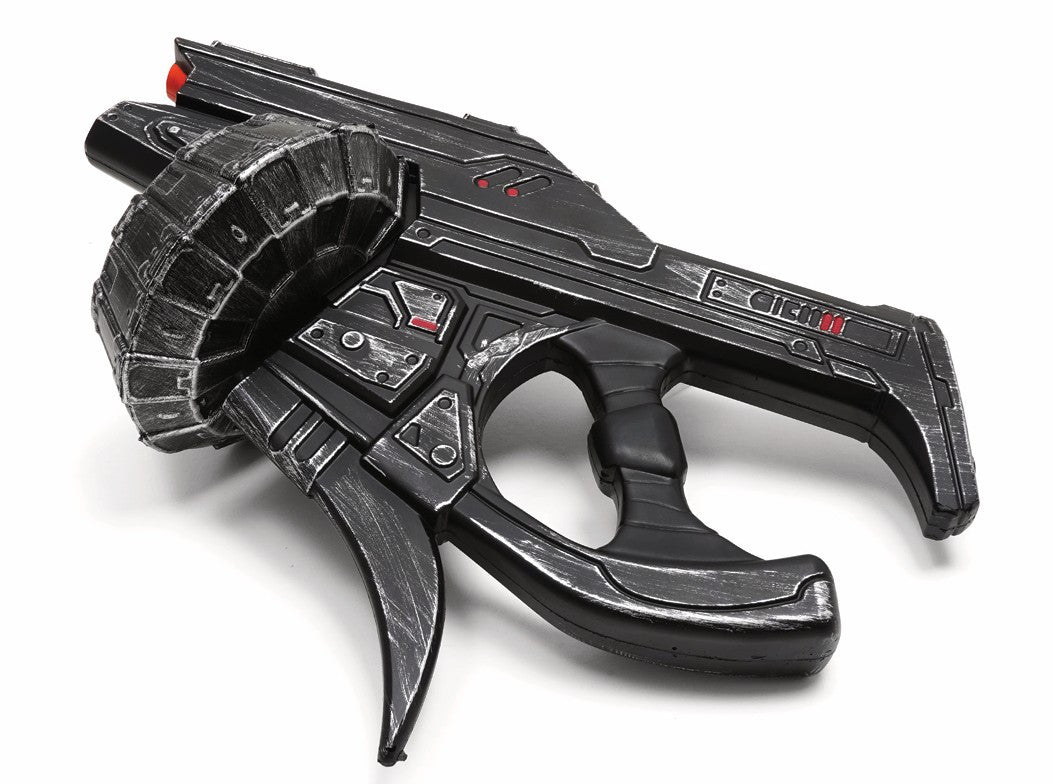 Side view of the Type-52 Mauler Pistol high-density foam replica