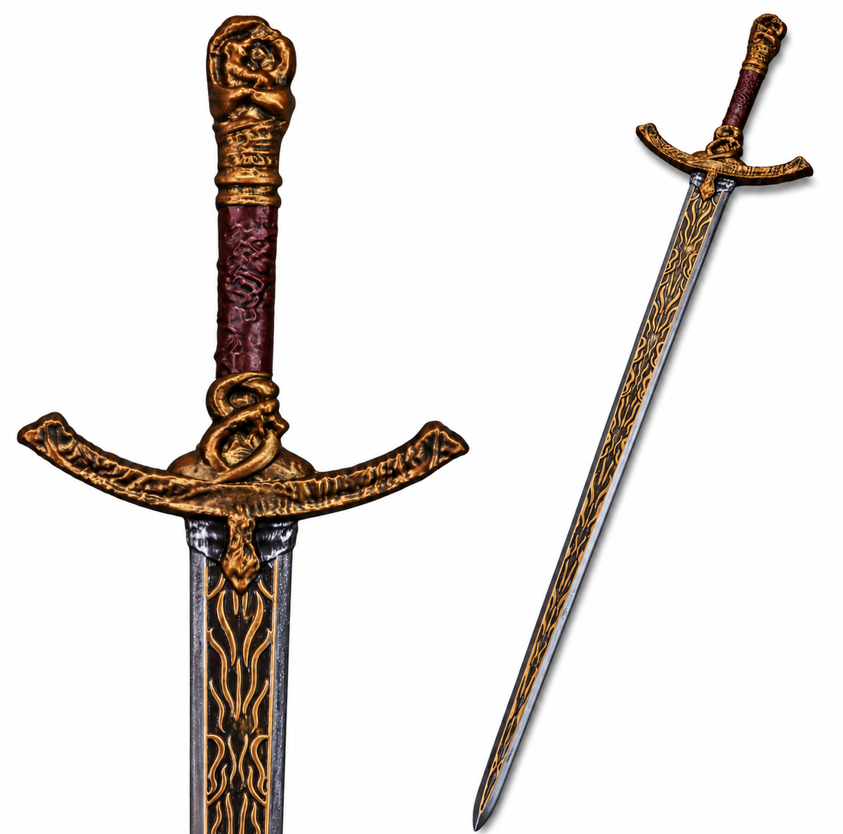 39.5" Rellana's Twin Blade Replica - Elden Ring (Foam)