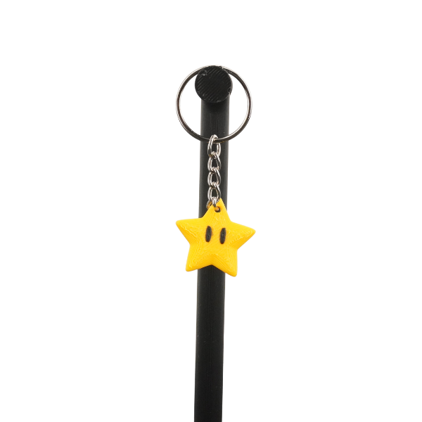 Mario Star Keychain (PLA)