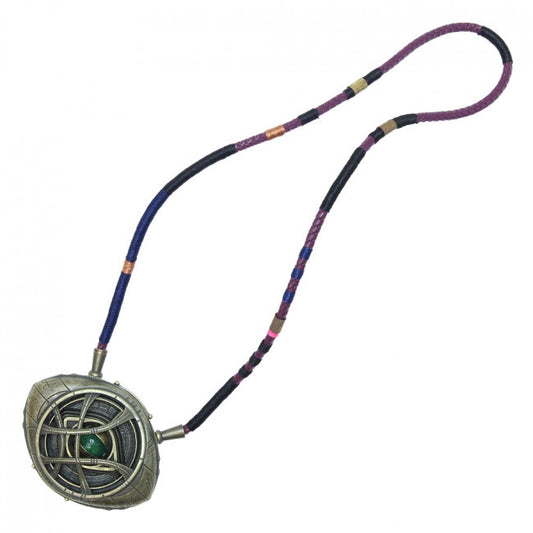 Eye of Agamotto necklace replica inspired by Doctor Strange with green LED