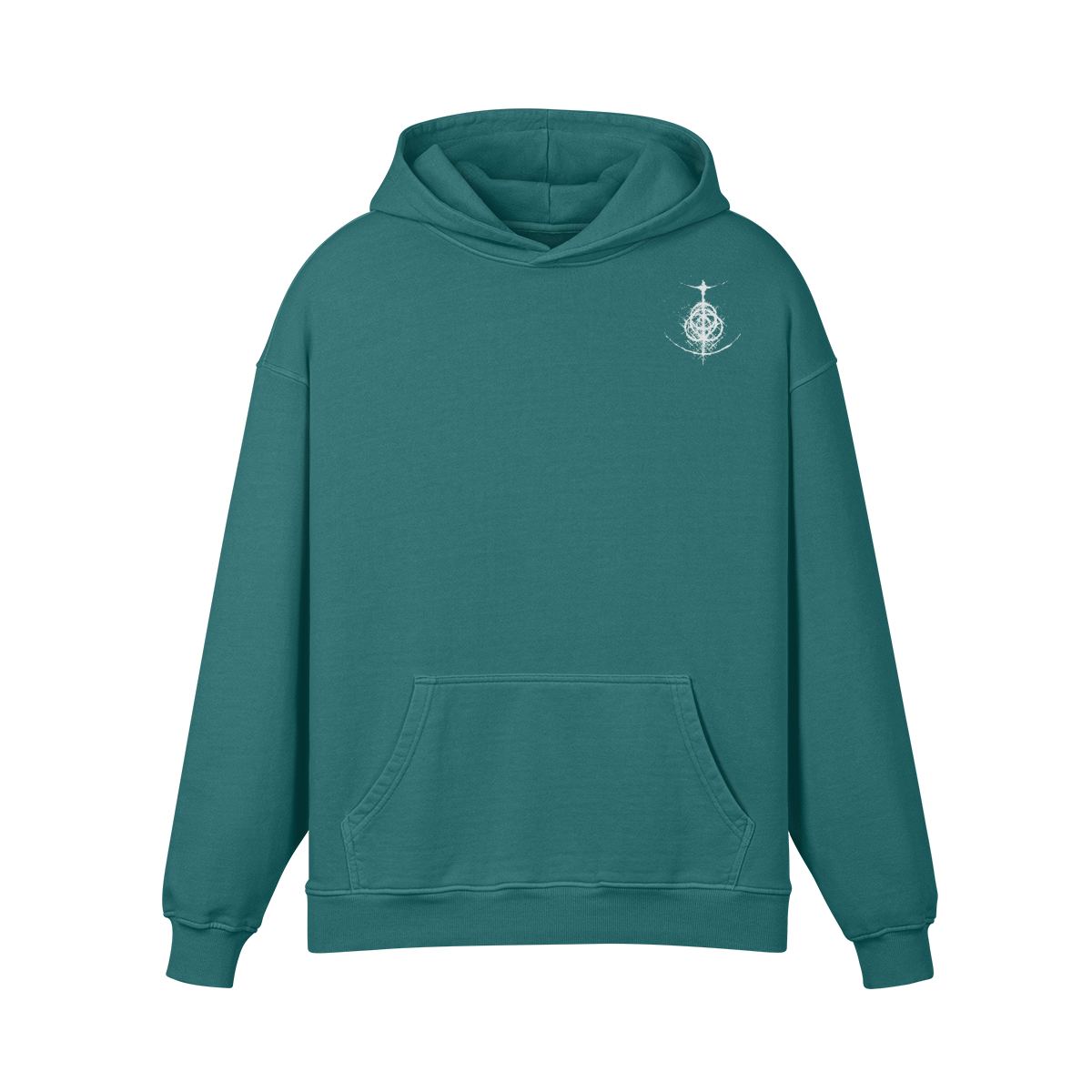 Turquoise Rise Tarnished hoodie