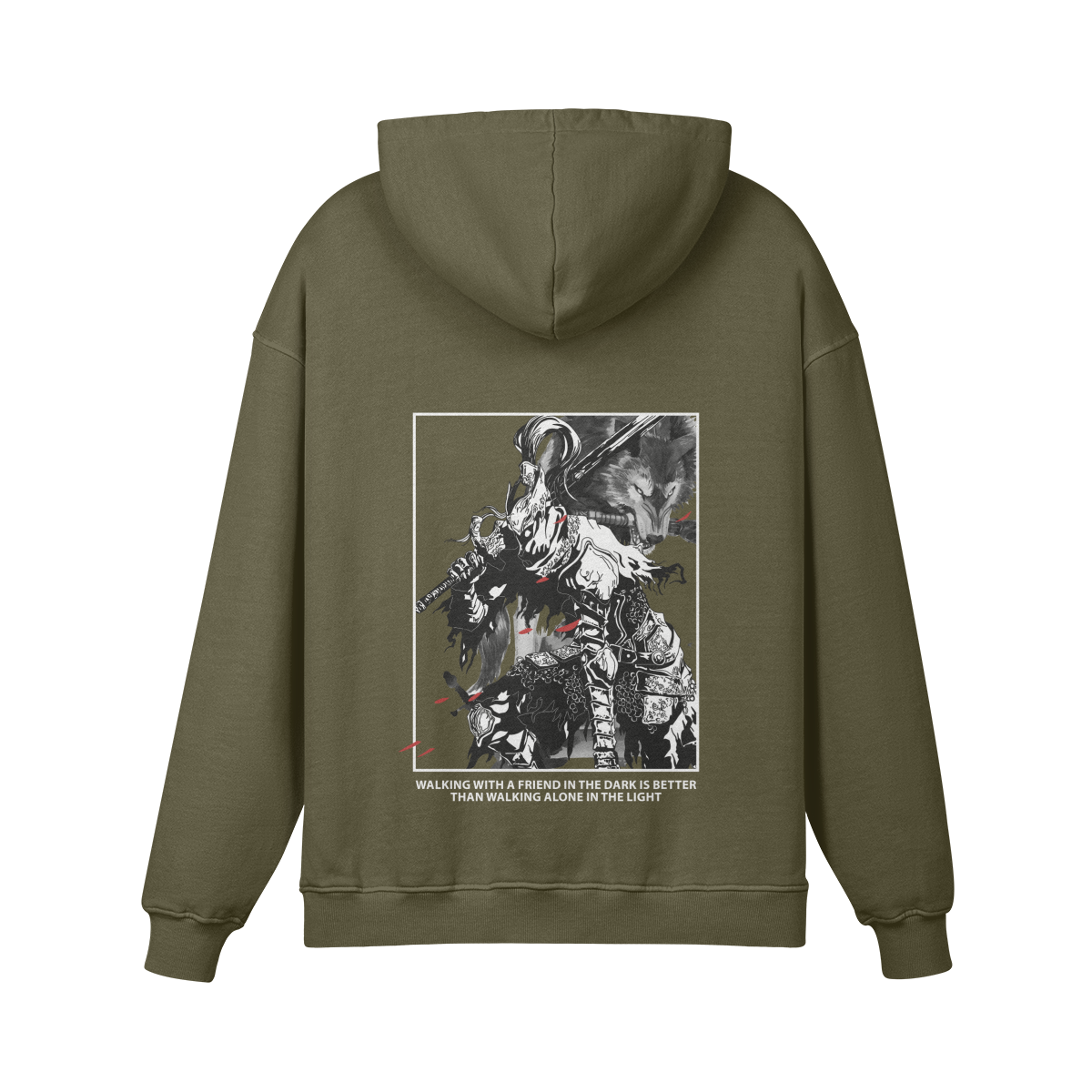 Green Artorias and Sif Retro Hoodie