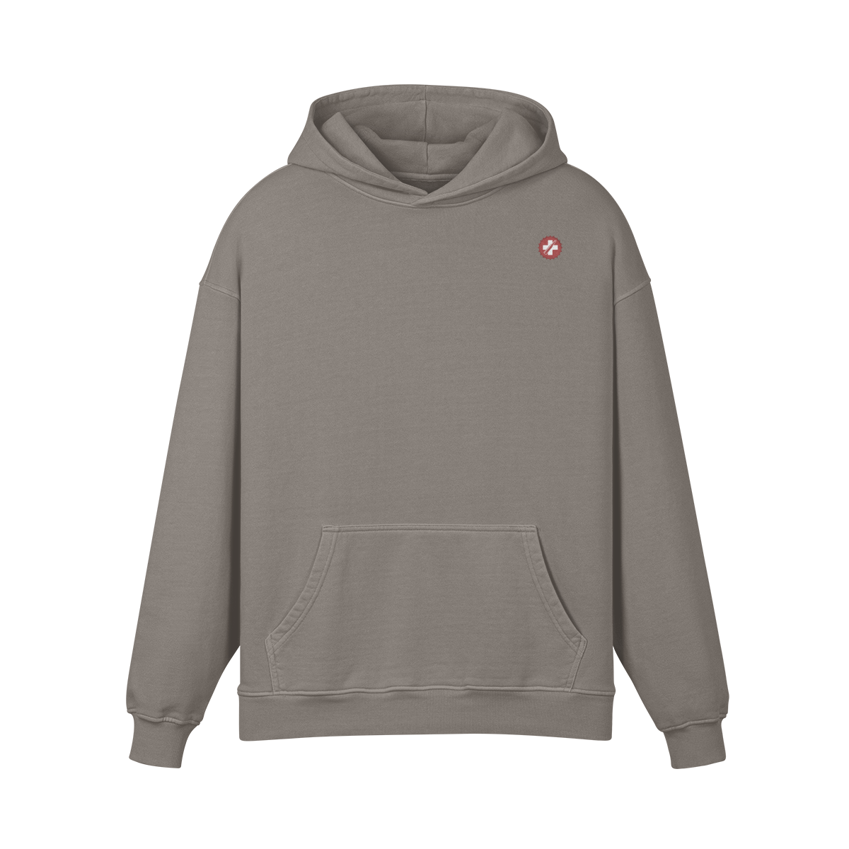 Light Grey Jugger- nog hoodie