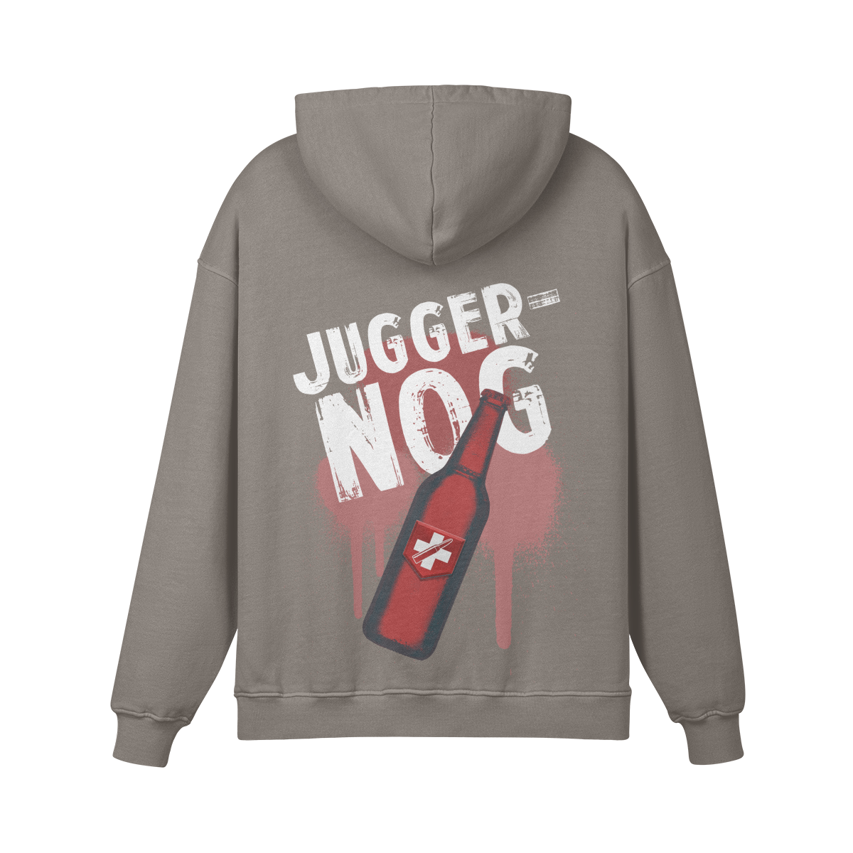 Light grey Jugger- nog hoodie
