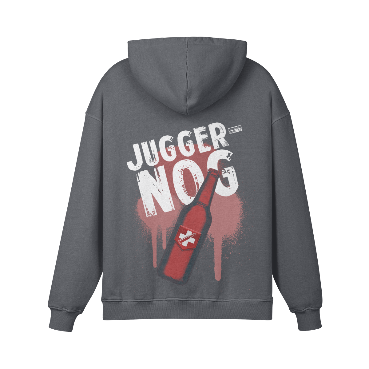 Grey Jugger- nog hoodie