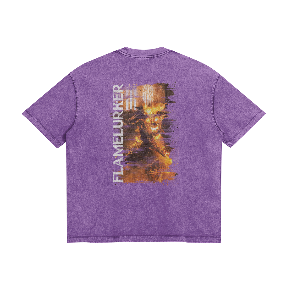 Flamelurker Purple Stonewash T-shirt
