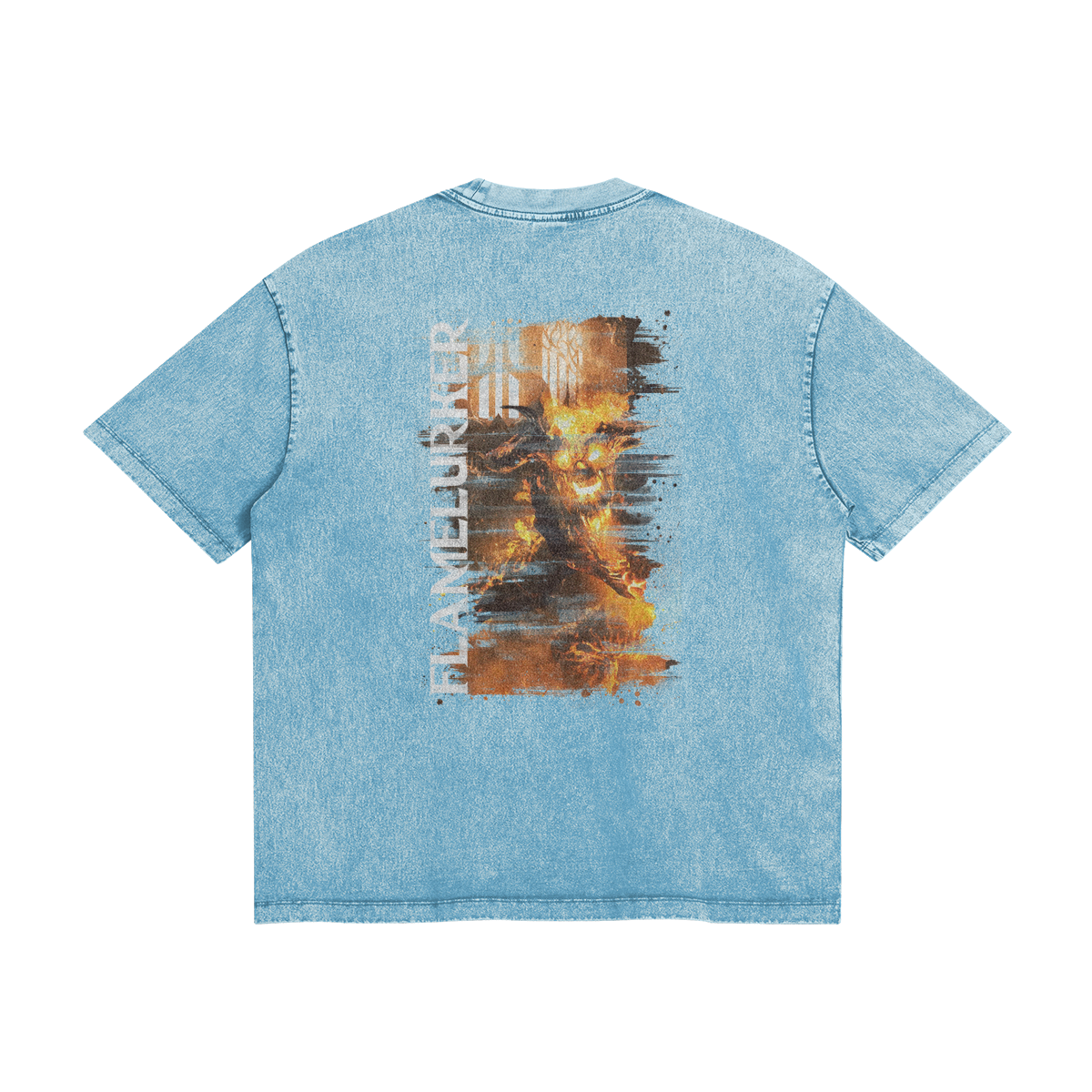 Flamelurker Blue Stonewash T-shirt