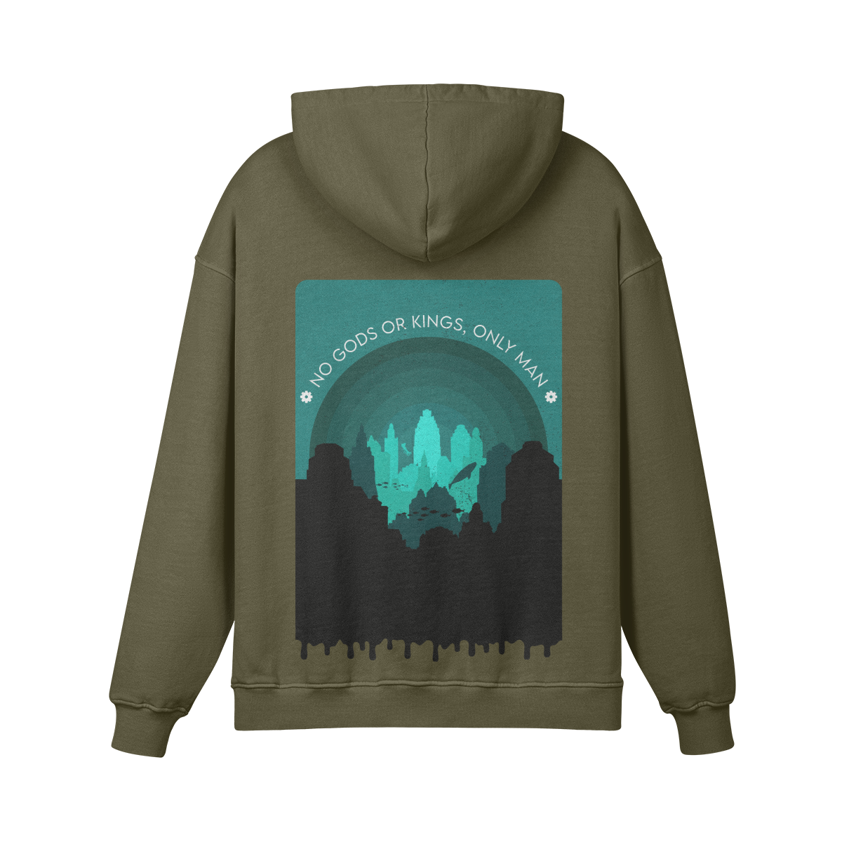 Rapture Underwater City hoodie Green