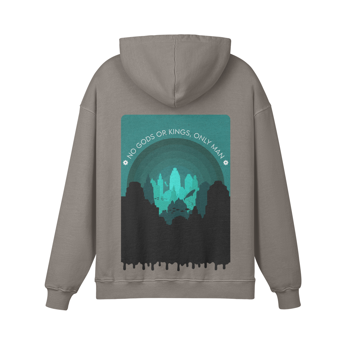 Rapture Underwater City hoodie light grey