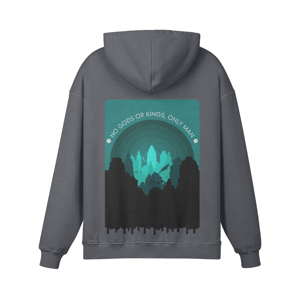 Rapture Underwater City hoodie Grey