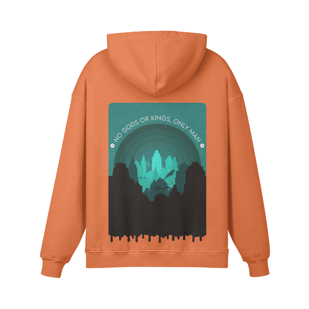 Rapture Underwater City hoodie orange