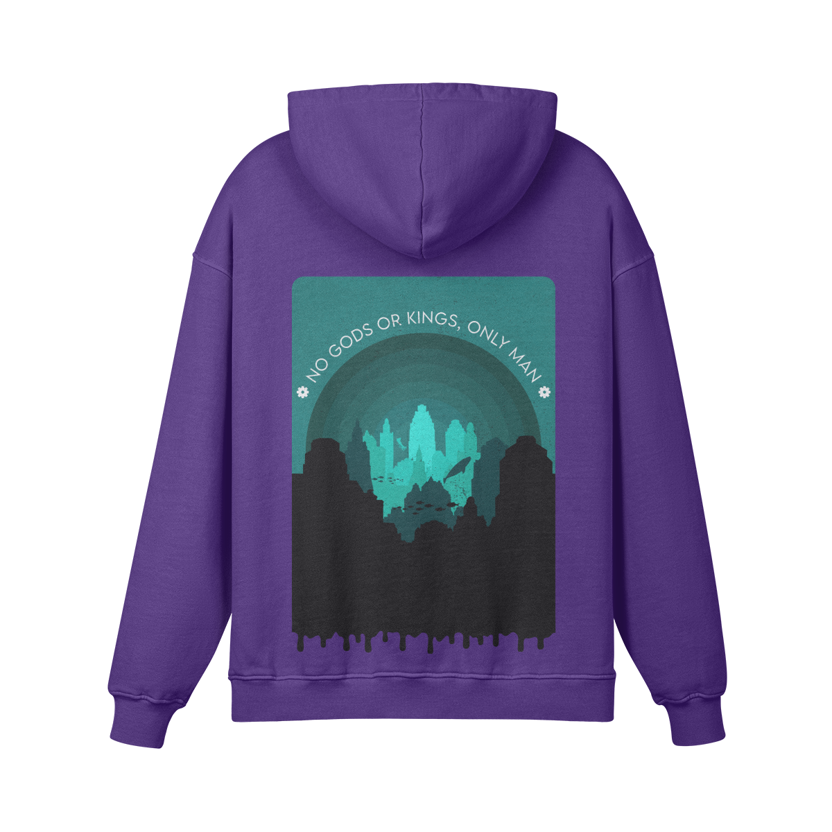 Rapture Underwater City hoodie purple