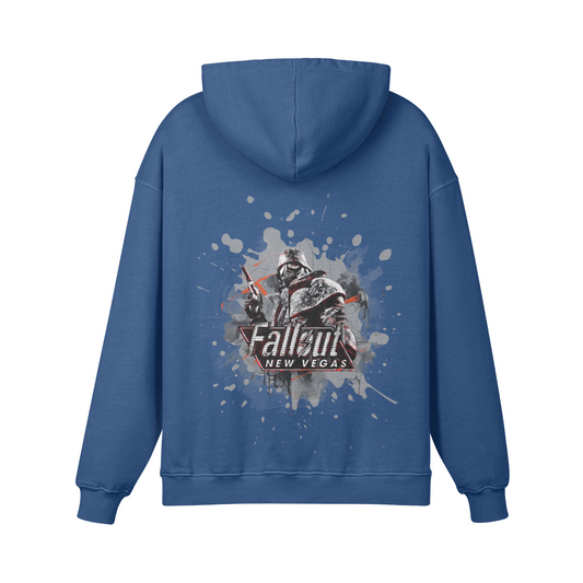 Blue Fallout Sweatshirt with Character on it