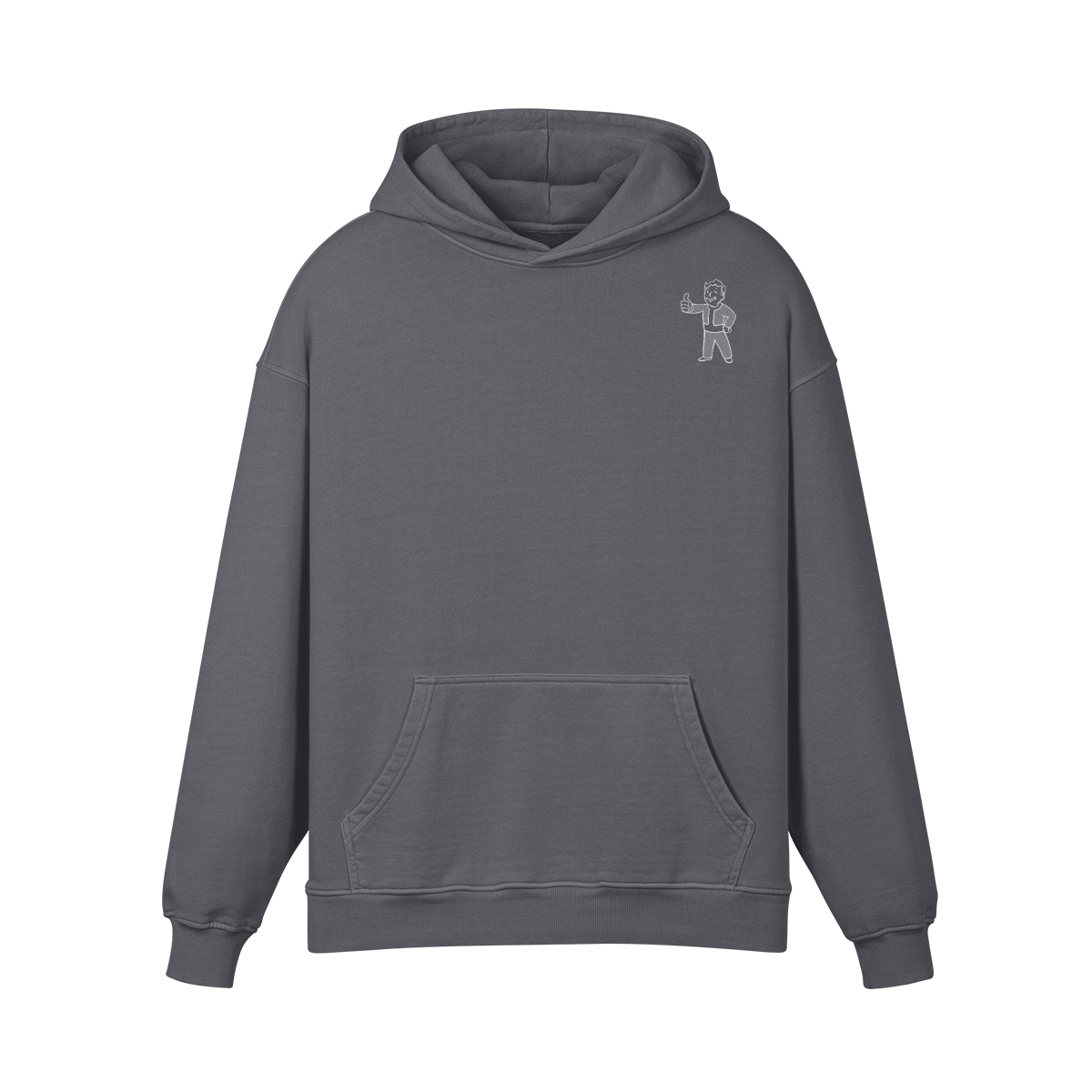Grey Fallout Sweatshirt with Character on it