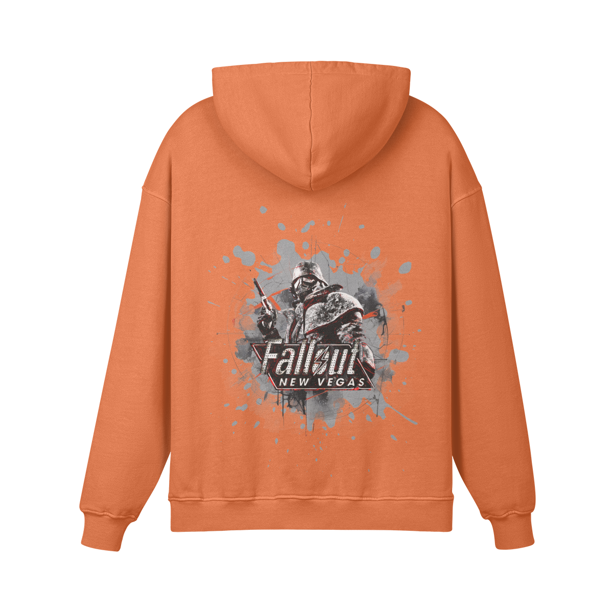 Orange Fallout Sweatshirt with Character on it
