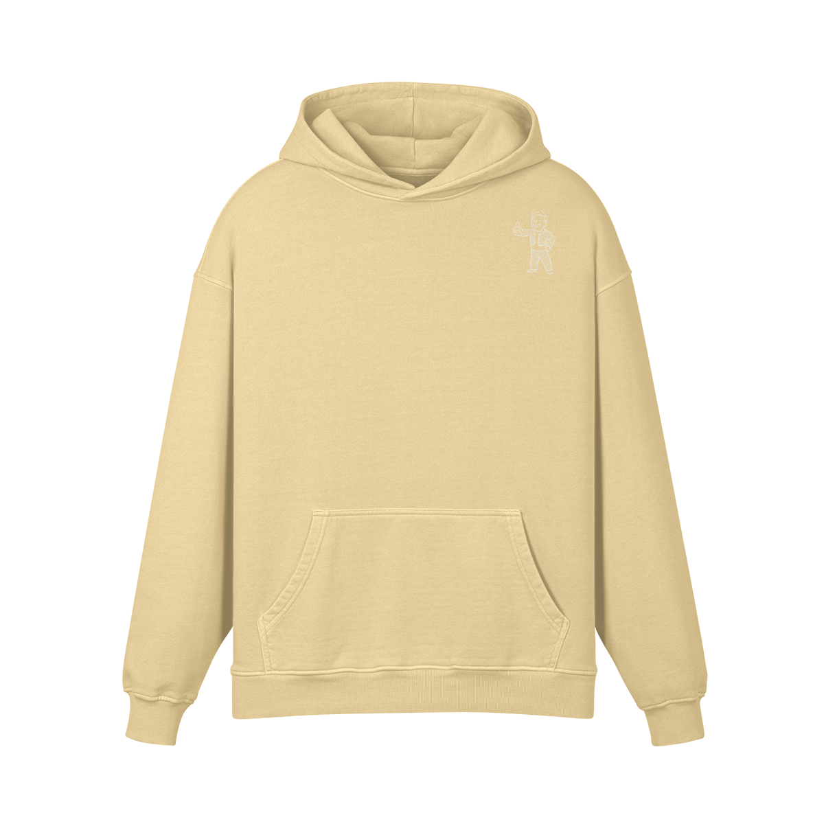 Off White Fallout Sweatshirt with Character on it