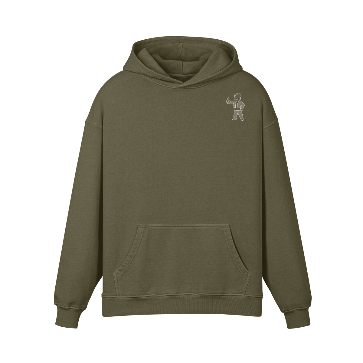 Brown Fallout Sweatshirt with Character on it