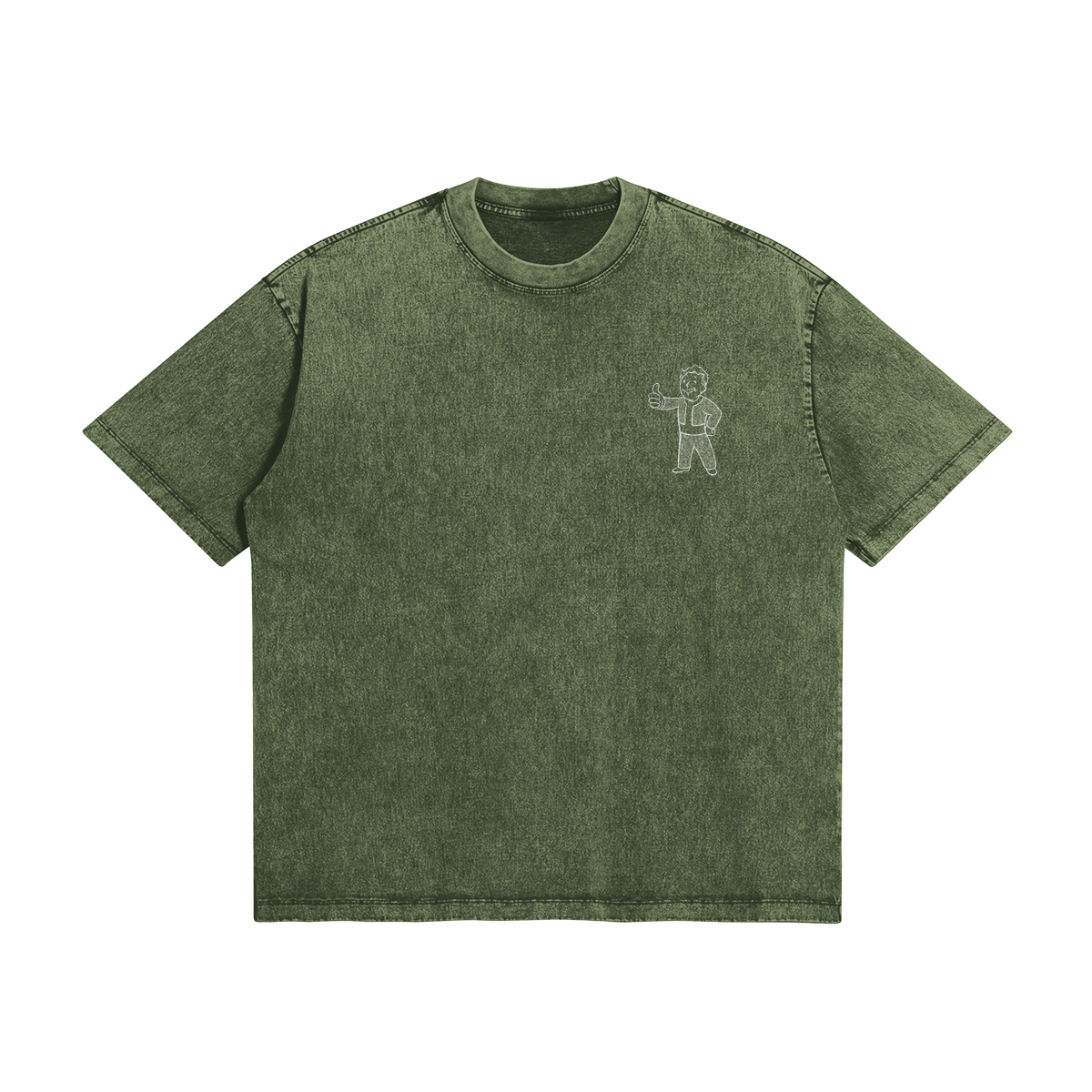 Fallout New Vegas Stone Wash T-Shirt - Fallout