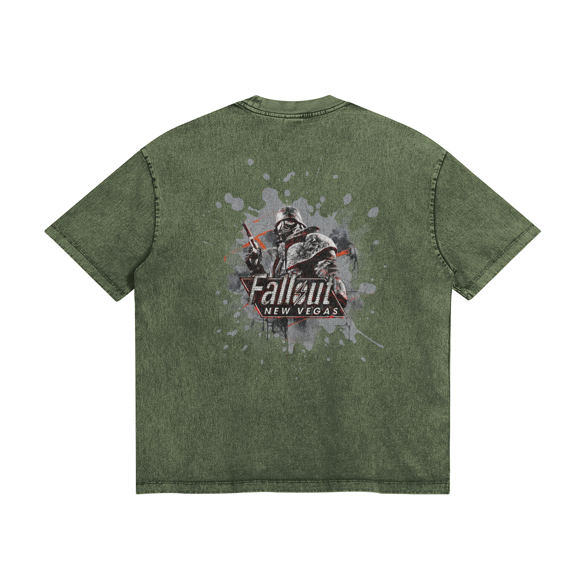 Fallout New Vegas Stone Wash T-Shirt - Fallout