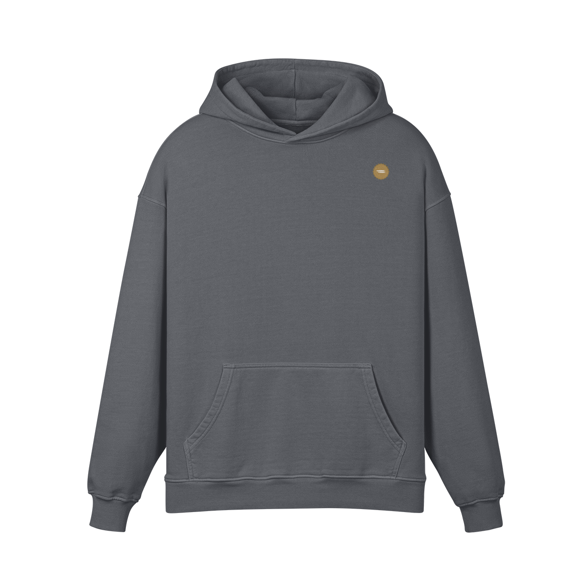 Grey double tap hoodie