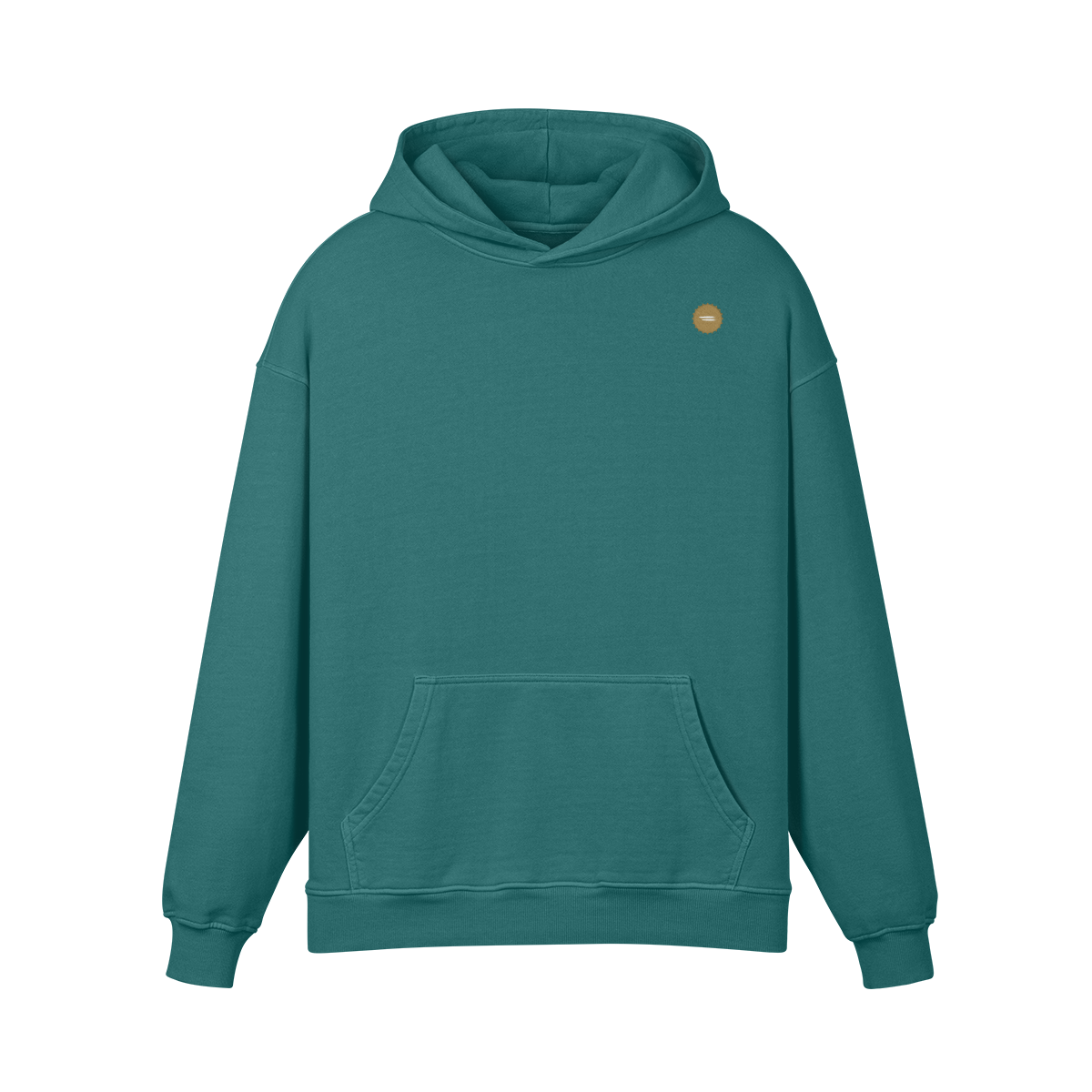 Turquoise double tap hoodie