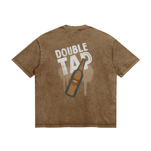 Double Tap Perk Stone Wash TfromShirt