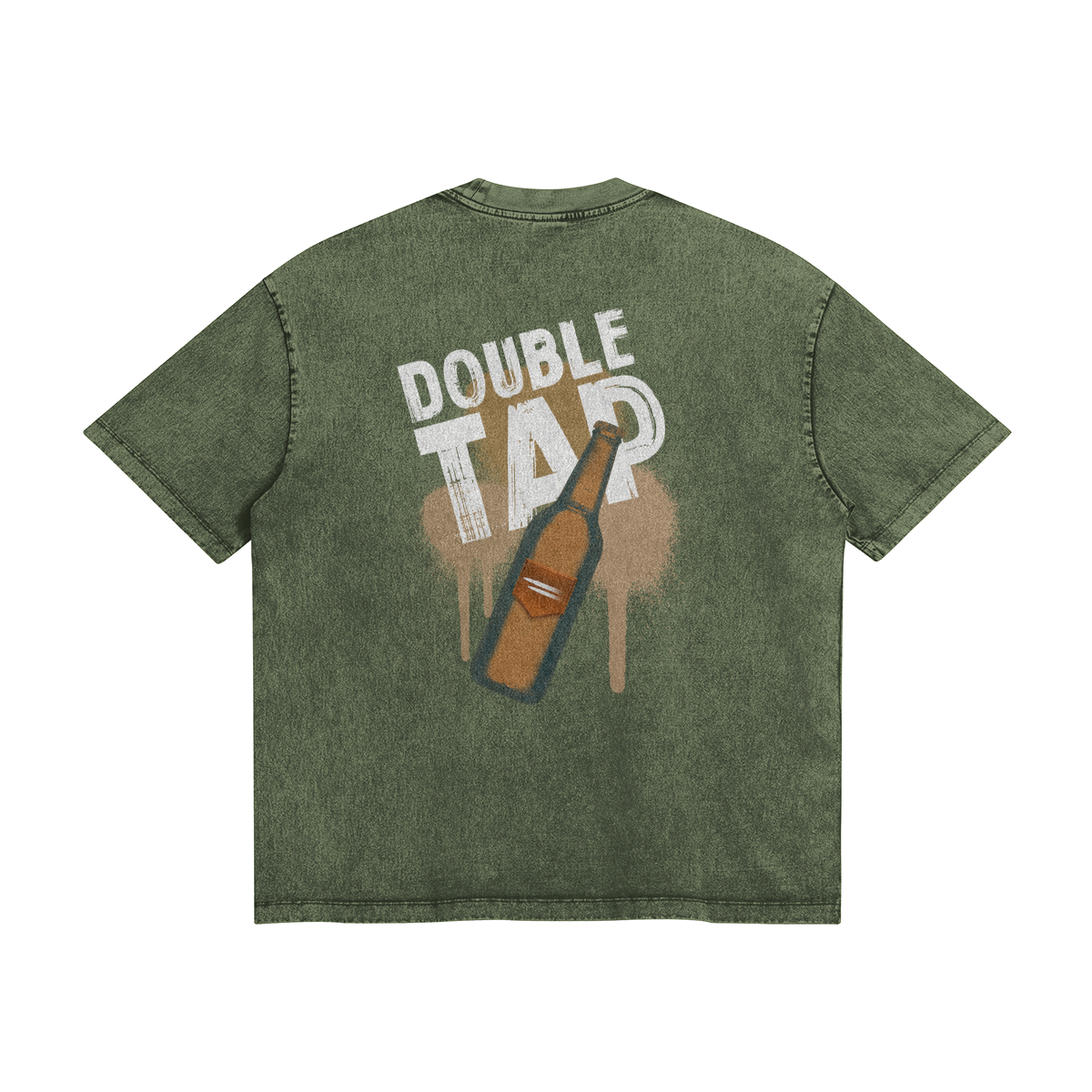 Double Tap Perk Stone Wash T-Shirt