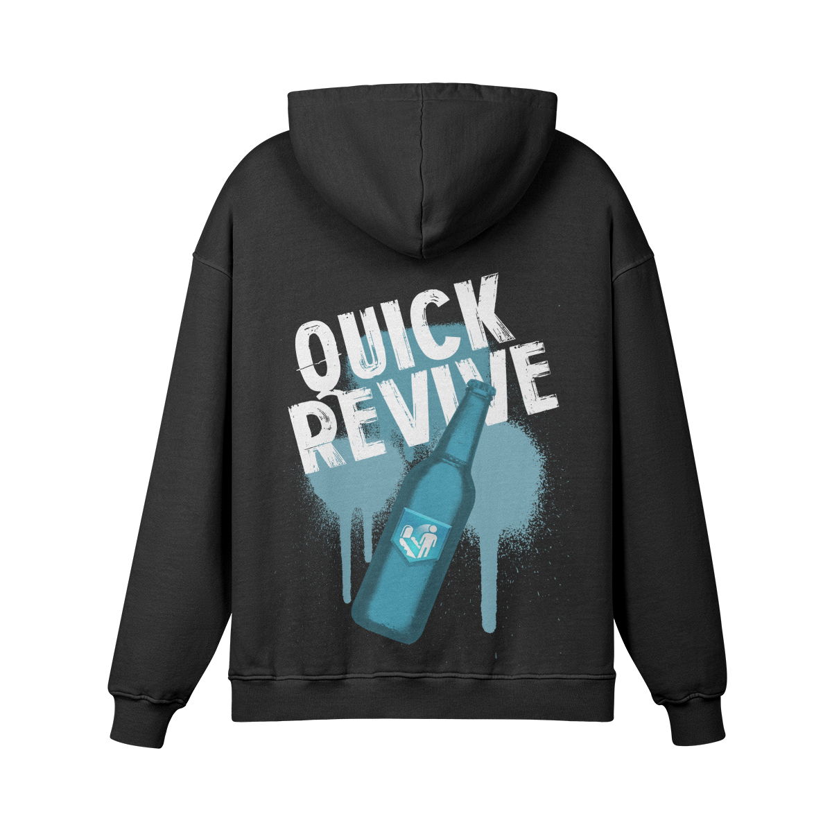 Black quick revive hoodie
