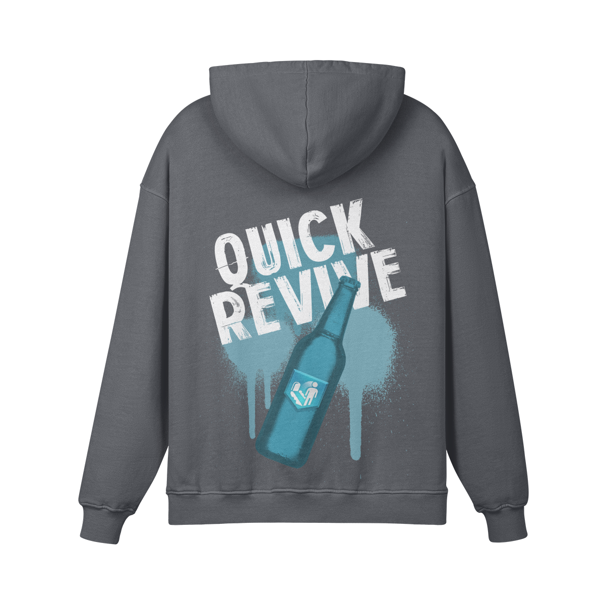 Grey quick revive hoodie