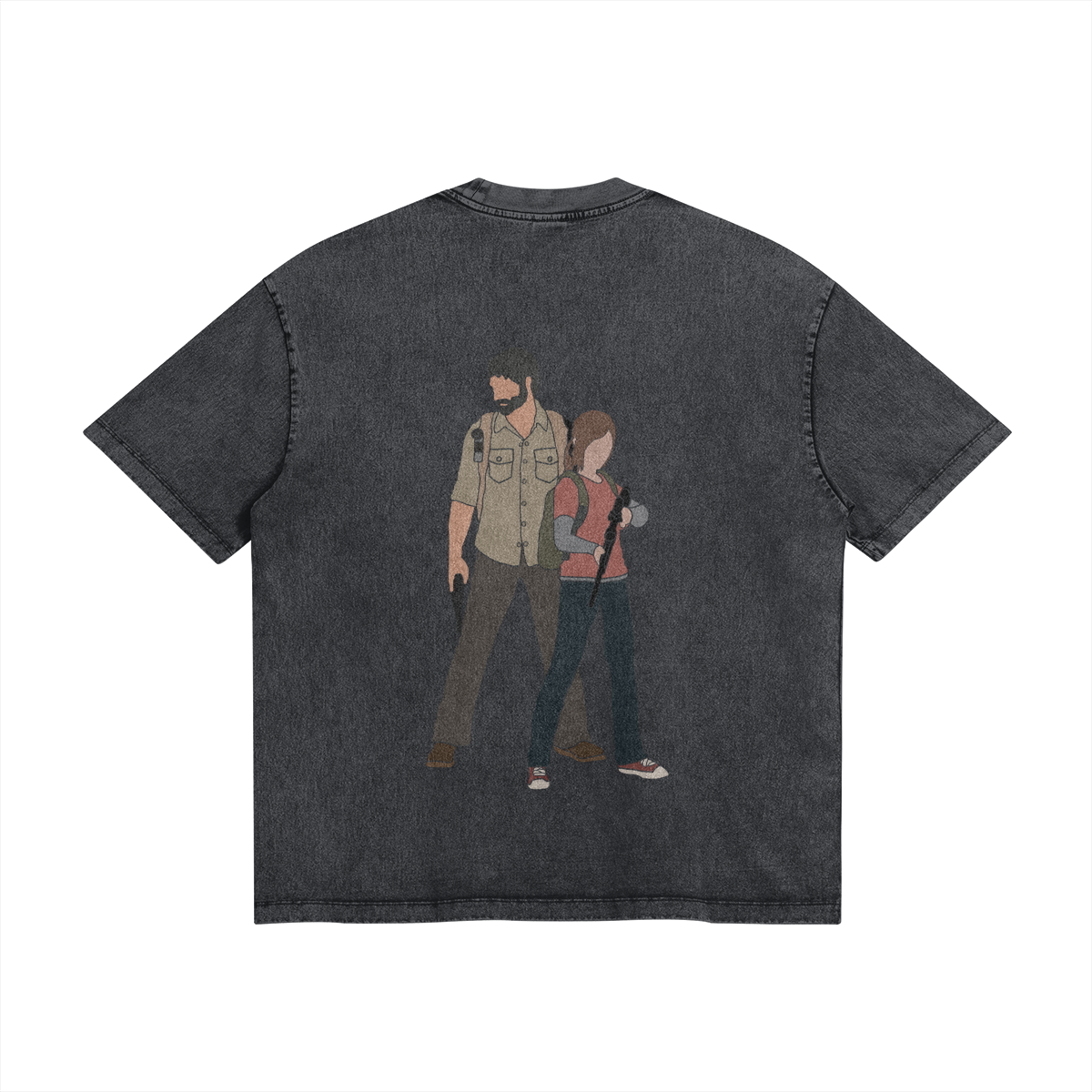 The Last of Us Minimalist T-Shirt Back Black
