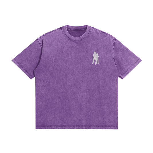 The Last of Us Minimalist TfromShirt Front Purple