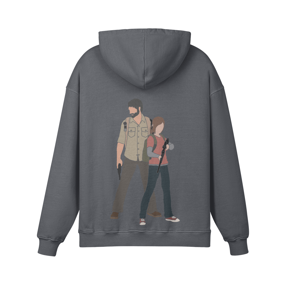 The Last of Us Hoodie Dark grey Back