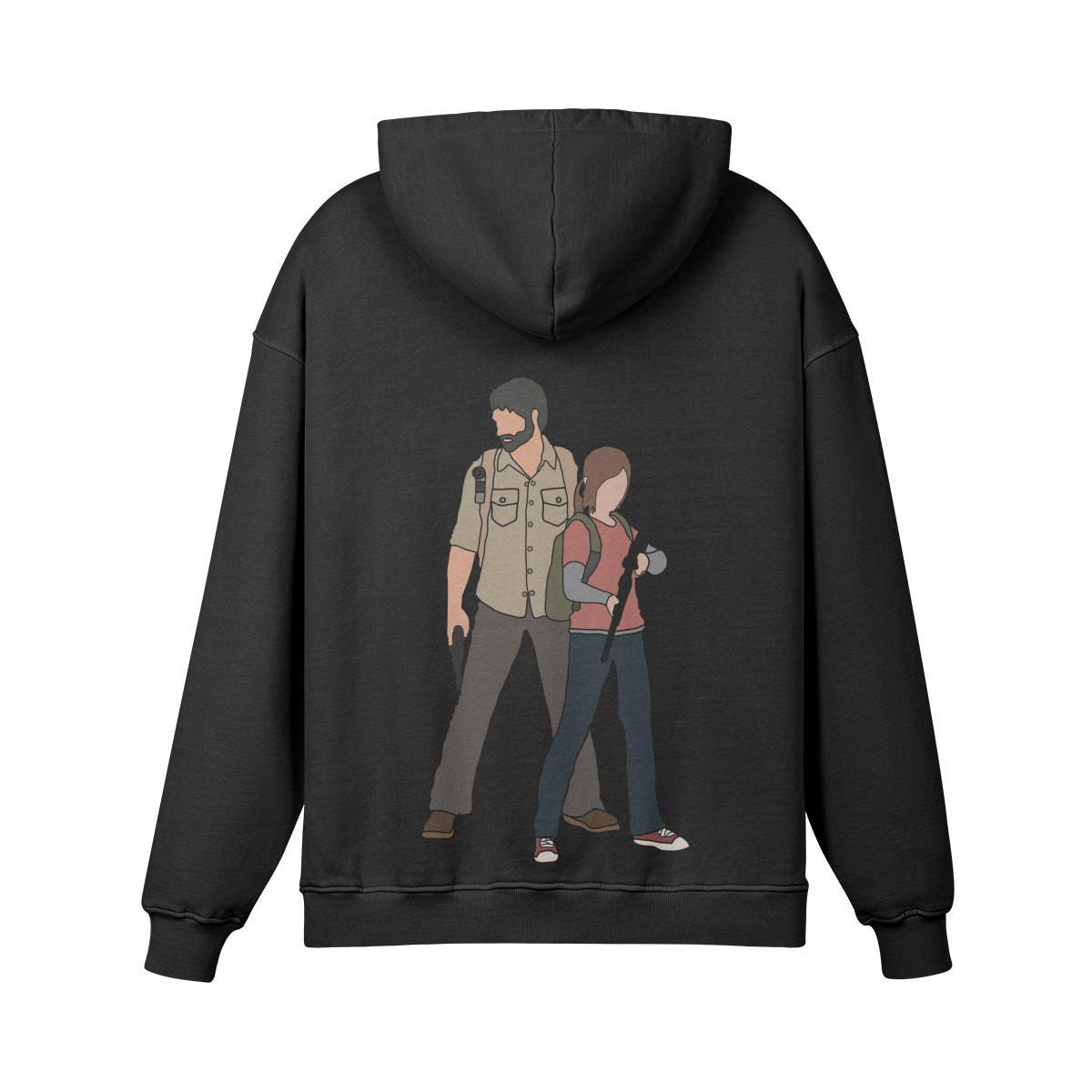 The Last of Us Hoodie Black Back