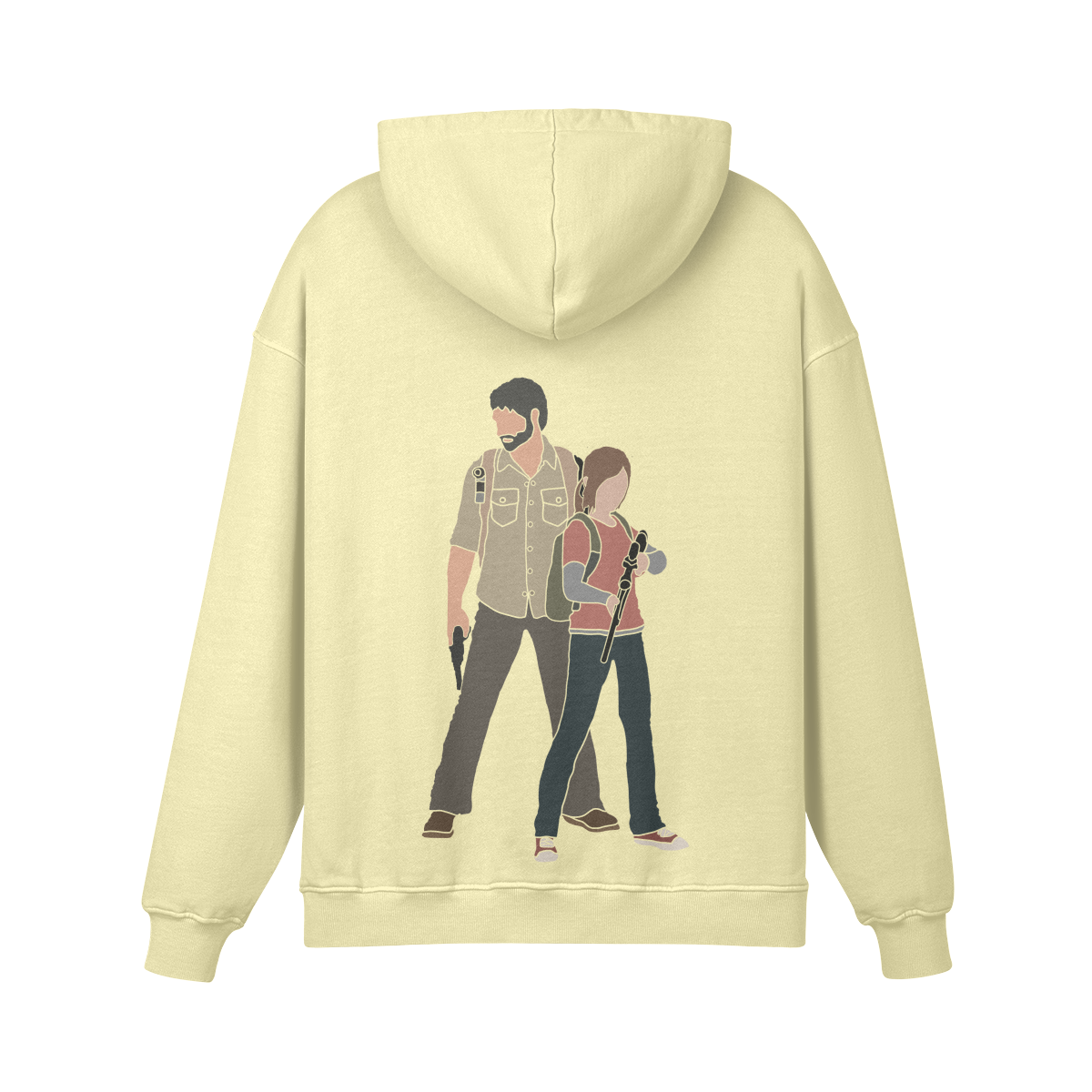 The Last of Us Hoodie Off White Back