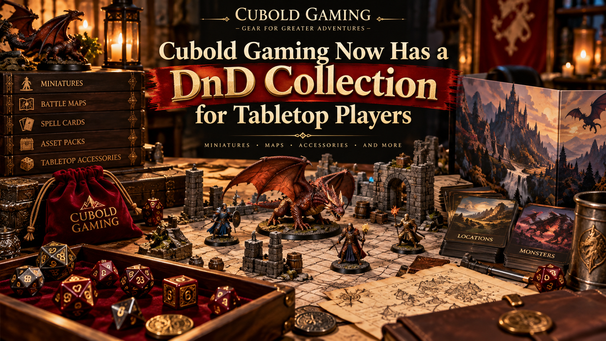 Cubold Gaming Now Has a DnD Collection for Tabletop Players