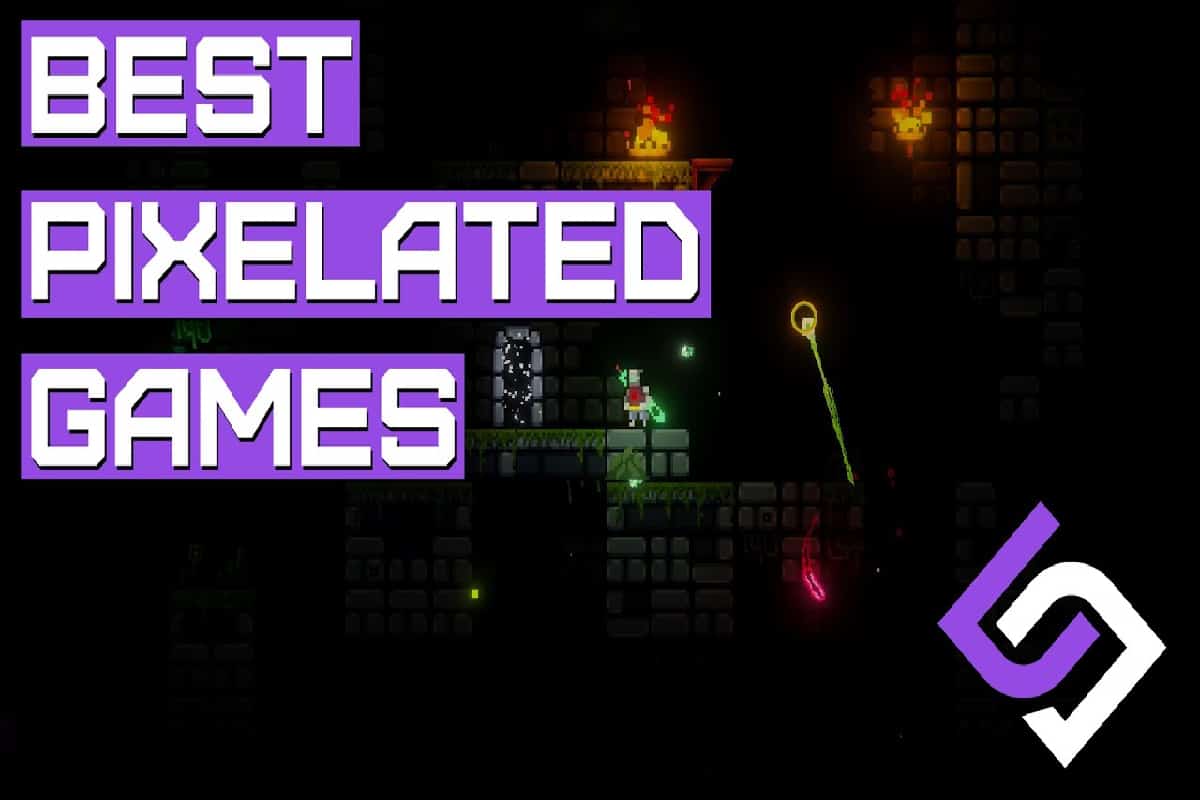 A pixel game character exploring a dark underground level in one of the best pixel games under $10