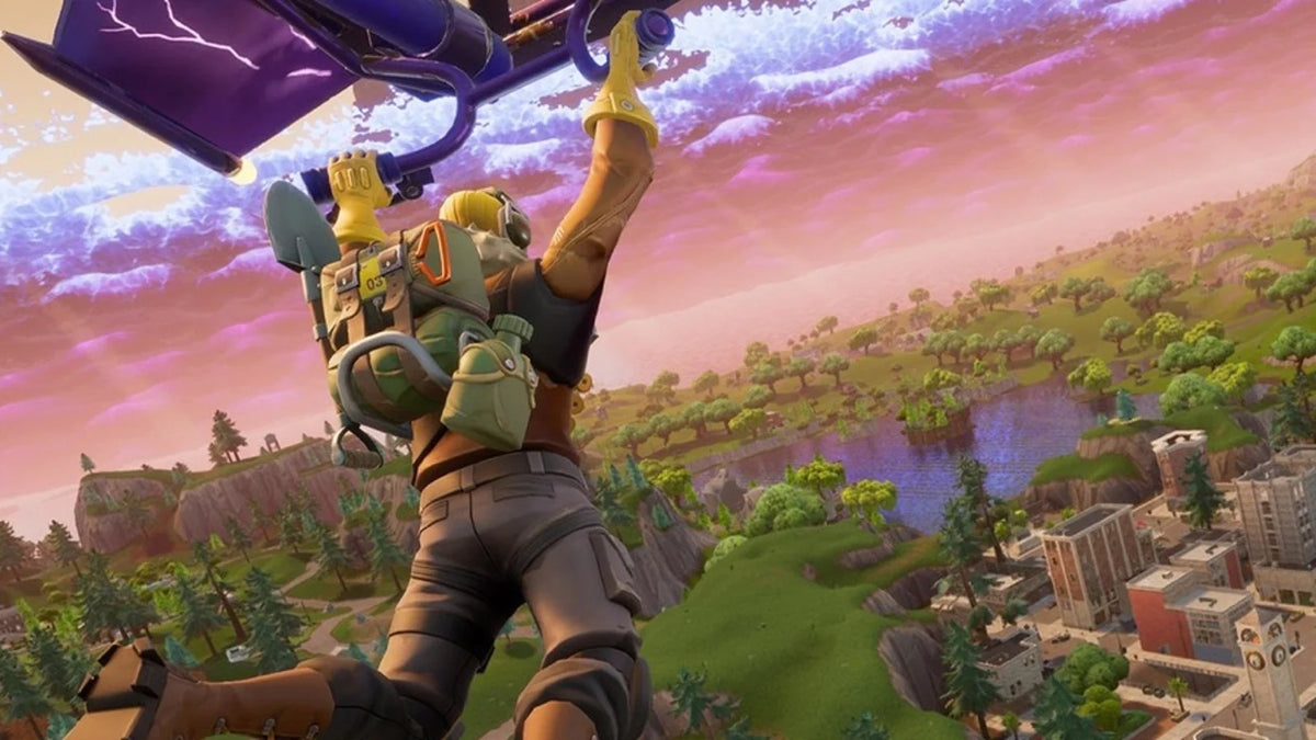 fortnite character landing