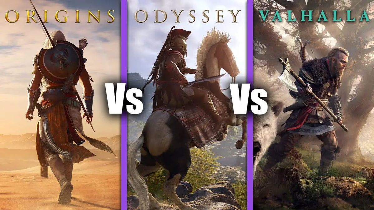 Comparing The newer Assassin's Creed Games (Origins, Odyssey, and Valhalla)