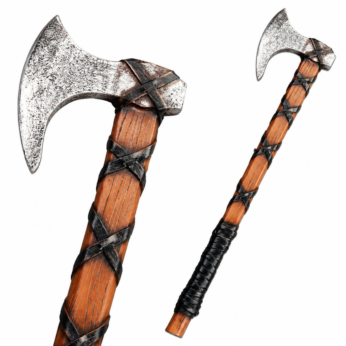 25.5" Viking Bearded Axe Replica - Norse Cosplay Prop (Foam)
