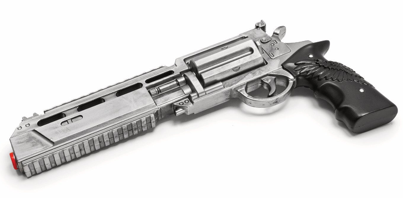 Side view of the Requiem Revolver high-density foam replica