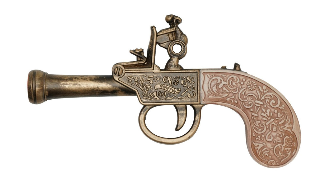English Flintlock Pistol Replica (High-Density Foam)