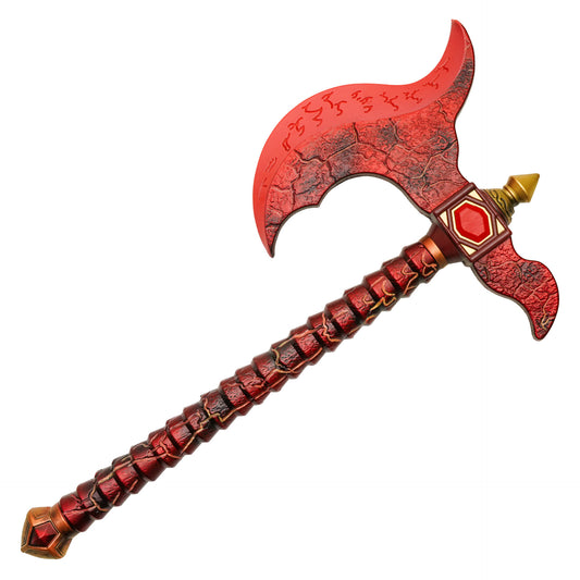 Red Blaze Axe Replica (High-Density Foam) front view