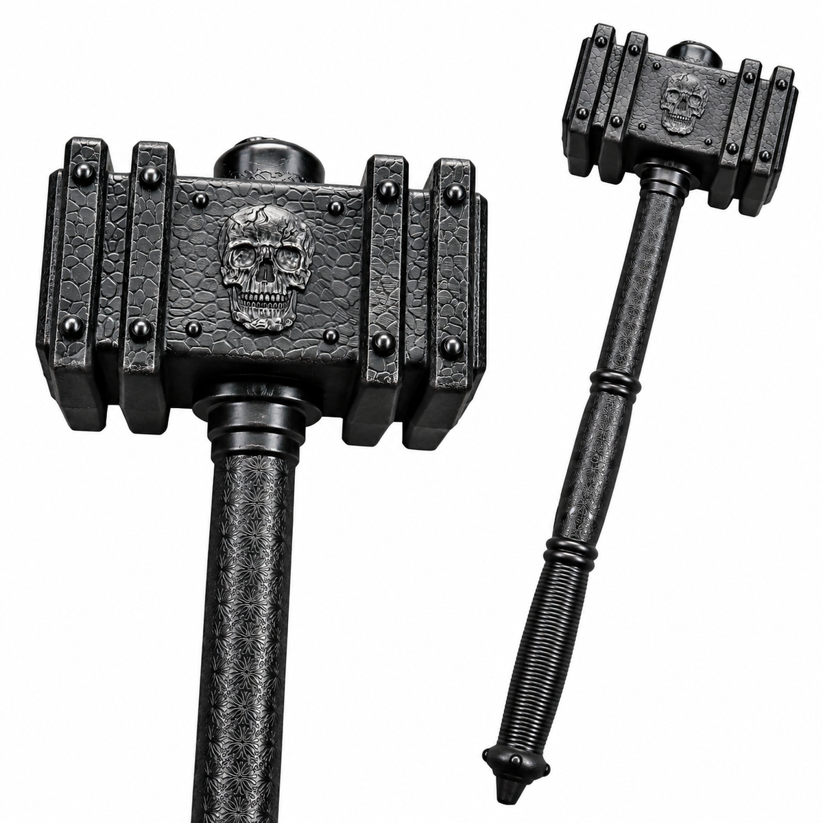 21.5" Skull Sledgehammer Replica - Medieval Cosplay Prop (Polypropylene)