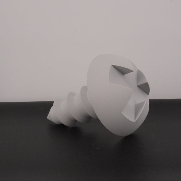 Lethal Company screw replica life size 3D printed prop inspired by the industrial scrap item.