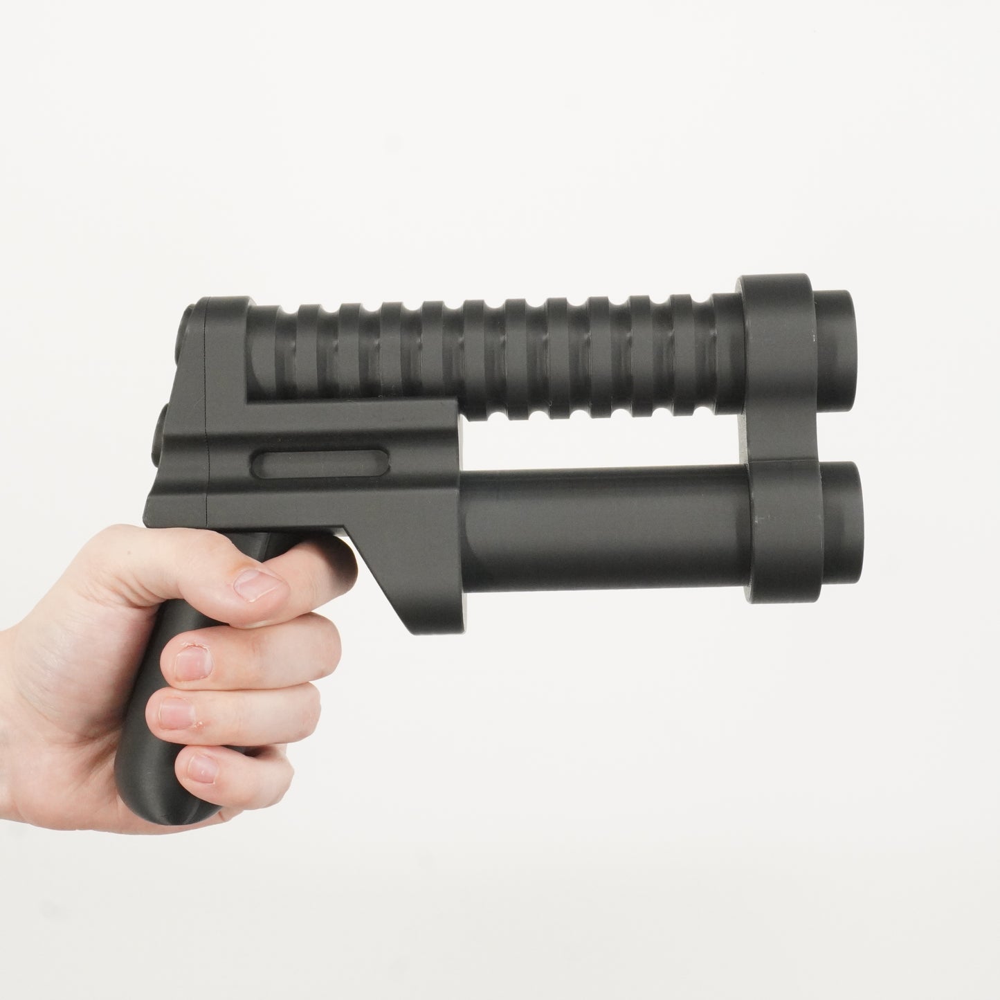 Brick Blaster Pistol | Two-Barrel Sci-Fi Replica (PLA)