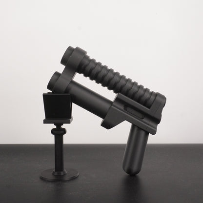 Brick Blaster Pistol | Two-Barrel Sci-Fi Replica (PLA)