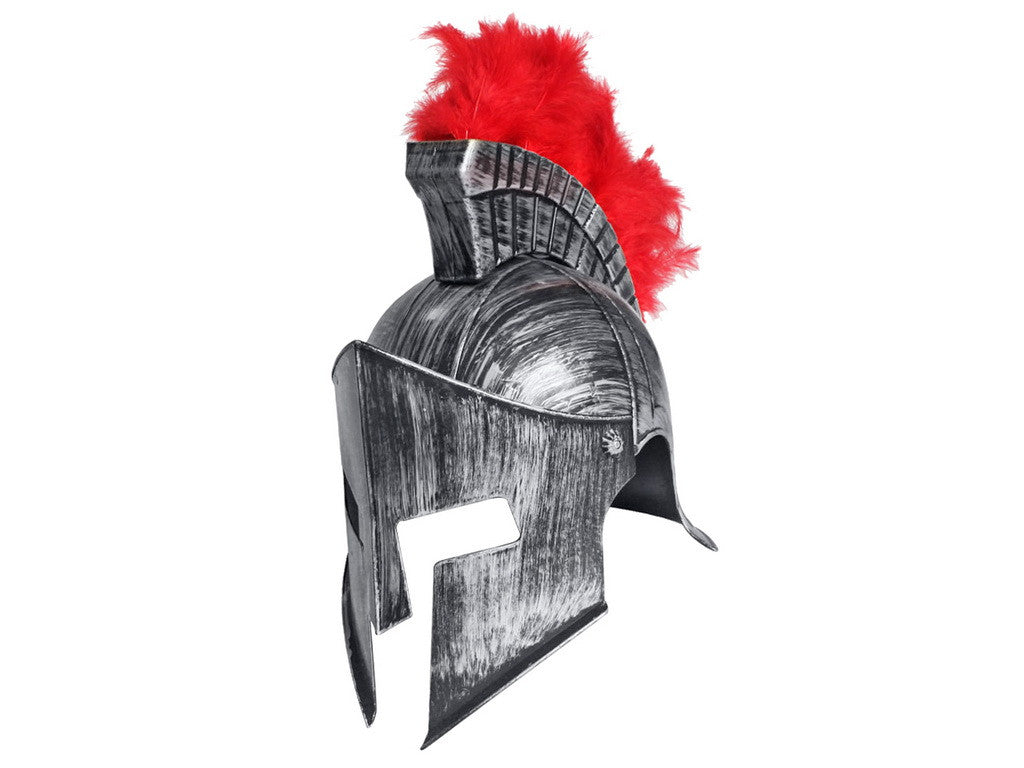 Spartan Helmet Replica | Antiqued Pewter Cosplay Helmet